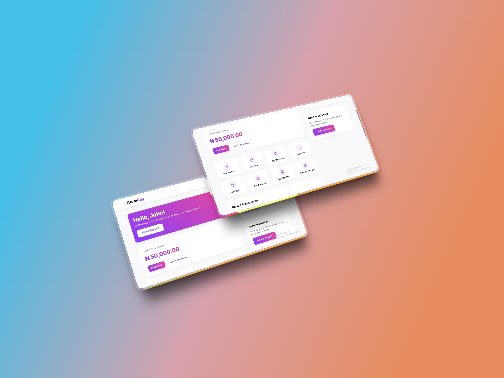 VTU Fintech App